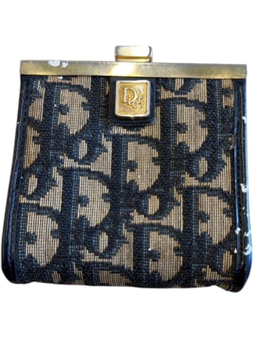 675169CR C1 Christian Dior Wallet Black PVC